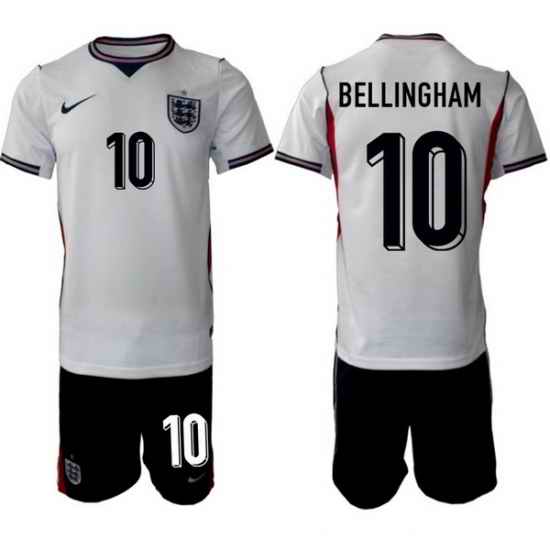 England FIFA World Cup 2026 White Soccer Jersey Jude Bellingham #10